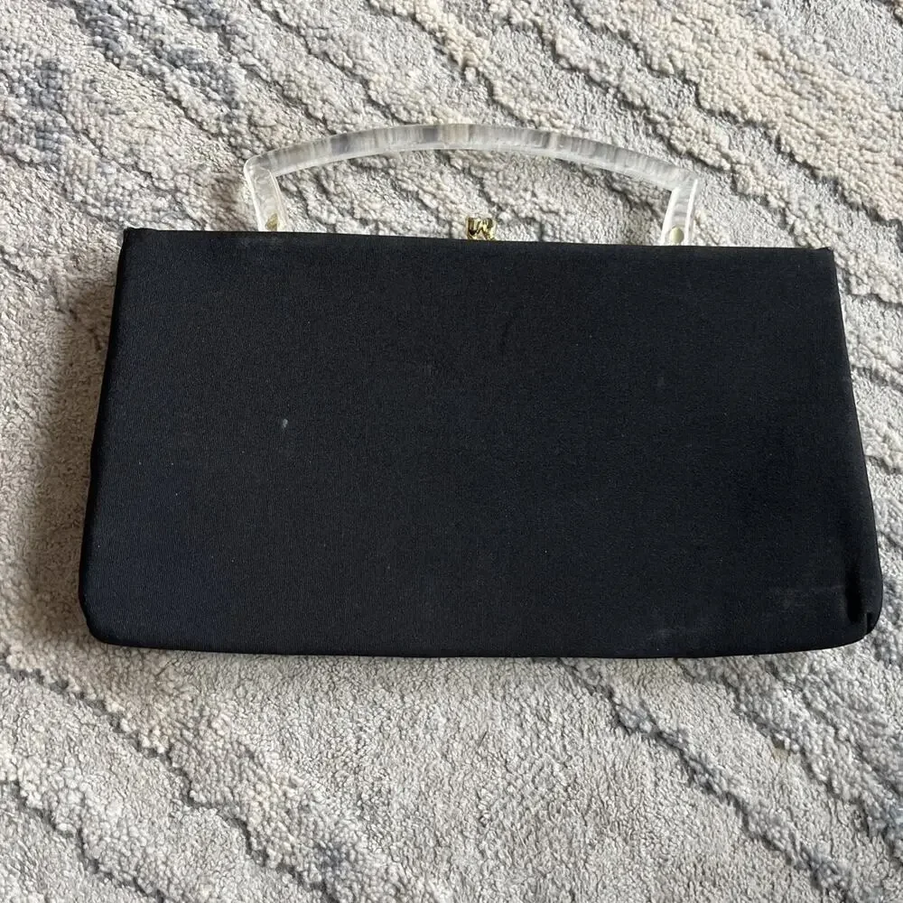 HL Vintage Harry Levine Clutch Bag Black